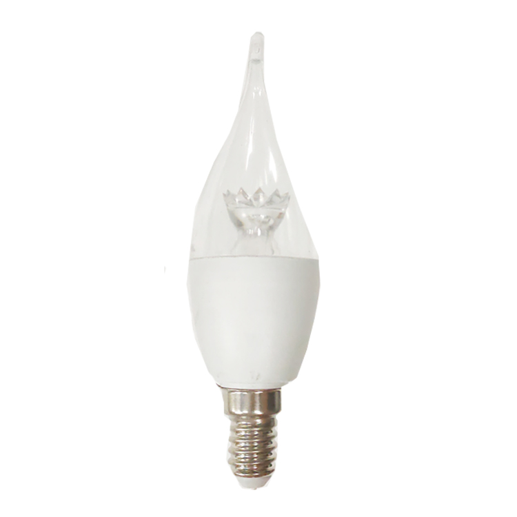 Auto CAD Layout Lighting Solutions 5W 7W E14 E27 C37 LED Bulb with AC 85-265V Input Voltage