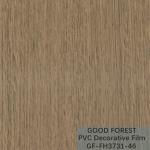 Flowability PVC Decorative Film Scratch Resistance Wooden Grain