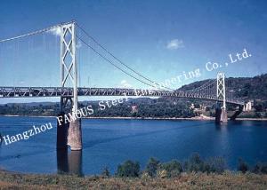 China Q345b Modern Suspension Bridge Prefabricated Steel Structural Cross River Cable Bridge wholesale