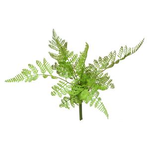 China 30cm Height 12 Leaves Artificial Fern Bush , Fake Fern Leaves For Wall Decoration wholesale