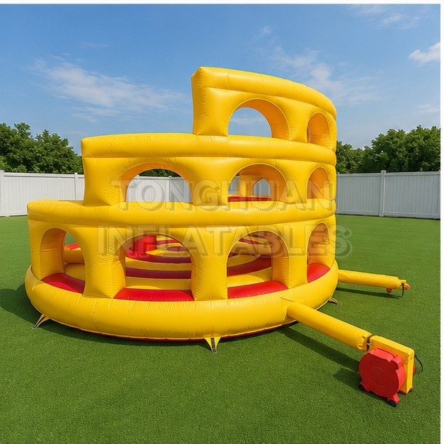 Commercial Inflatable Gladiator Joust Arena for Interactive Team Building Events Party Rental Businesses Festivals and Entertainment Centers
