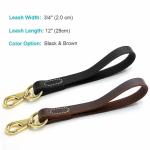 Heavy Duty Handmade Short Dog Leash 12 Inches