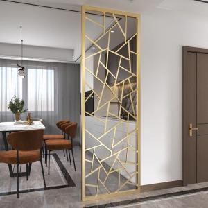 China Contemporary Decorative Metal Room Divider Thickness Customized wholesale