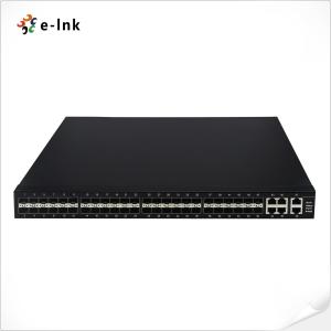 China 48 Ports Gigabit SFP Managed Fiber Switch With 6-Port Combo Ethernet + 4-Port 10G SFP wholesale