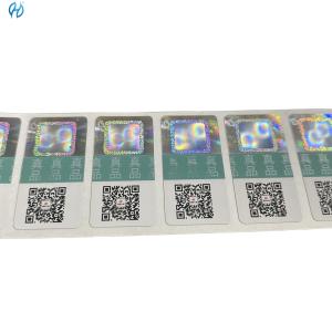 China 25/50microns Thickness Sticker Security Tags Strong Glue And Waterproof wholesale