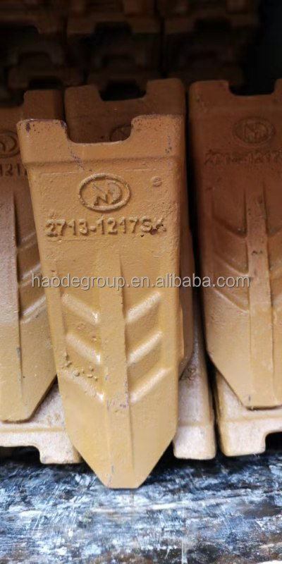 HAODE Excavator Backhoe Rock Bucket Digger Teeth Bucket Tooth with Customized Design