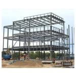 Large Span Prefab Metal Building Construction Auto CAD Curtain Wall Steel