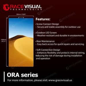 China ORA Series Outdoor Rental LED Display – 2.6mm–4.8mm Pixel Pitch | 4500 nits Brightness | 7680Hz Refresh Rate | IP65 Waterproof | 500×1000 / 500×500 mm wholesale