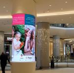 Splicing Flexible LED Screen Display P3 Full Color For Mall Advertising