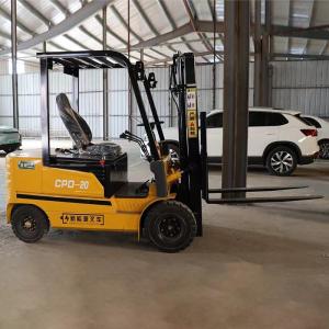 China Turning Radius Electric 2 Tonne Forklift Counterbalance Type Max Lifting Height 5 Meters wholesale