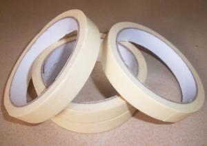 China 130 Degree High Temp Masking Tape Resisting Pressure Senstive , Coloured Masking Tape wholesale