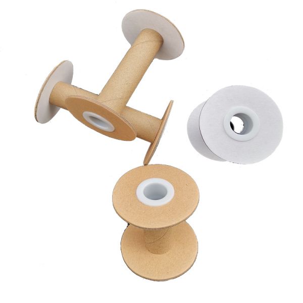 Custom Order Recycled Materials Anti-Curl Paper Wire Spool for Consumer Electronics