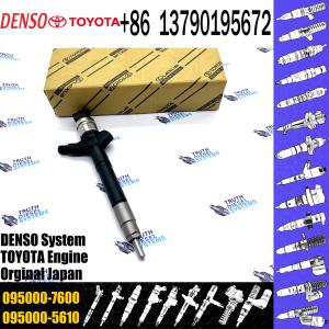 China Injector Nozzle 23670-0R160 095000-7600 Injector For Toyota 2AD-FTV Avensis Common Rail Injector 23670-0R160 095000-7600 wholesale