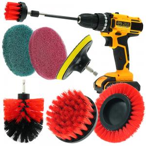 China Cordless Drill Brush Attachment Electric Scrubber 8Pcs Kit on sale