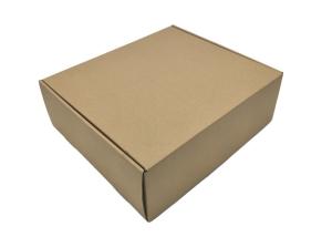 China Brown Kraft Paper Packaging With Tray , Corrugated Cardboard Boxes wholesale