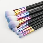 Rainbow Ferrule Makeup Brush Set Magical Party Series Flawless Look