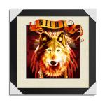 Stock 5D pictures with Frame 3D Lenticular Pictures Popular Wolf Image