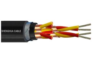 China Al Foil Plastic Screen PE Insulation Shielded Power Cable with CU core wholesale