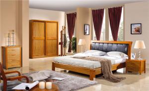 China modern wooden bed room furniture wholesale