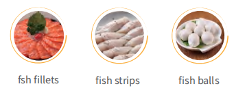 High resolution X ray Inspection fish bones inside frozen fast food UNICOMP UNX4343