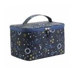 Womens Sublimation Square Nylon Cosmetic Makeup Organizer Bag
