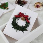 Custom Flower Cards Handmade , Mini Creative Flower Bouquet Card