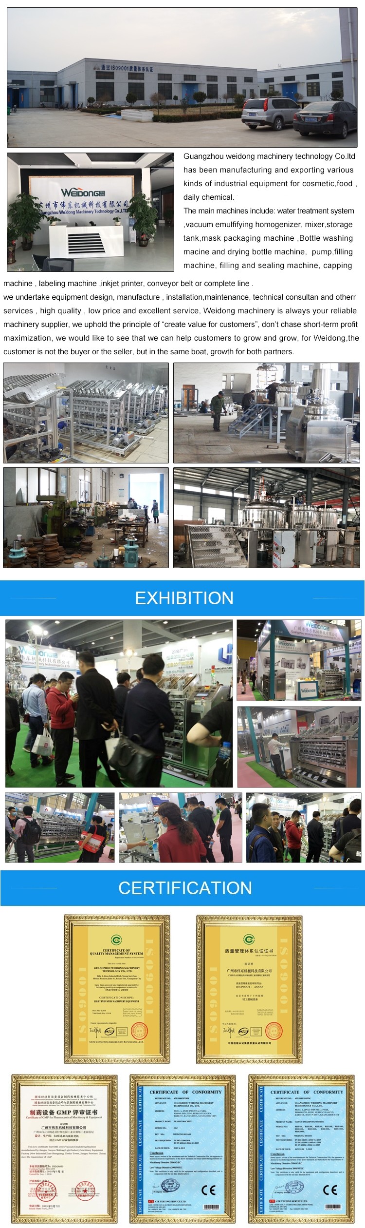 SUS304L 1000 kg/h Dry Powder Mixing Machine Efficient Three Roll Mill Machine