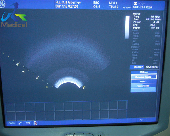 GE E8C 11.5 MHz Medical Ultrasound Probe Intracavity Transducer In Hospital