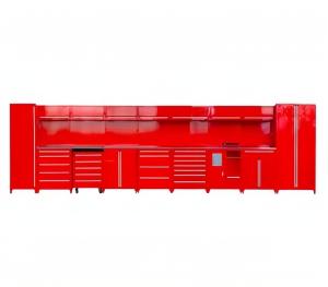 China Durable Heavy Duty Garage Storage System with Combined Metal Tool Cabinet and Drawers wholesale