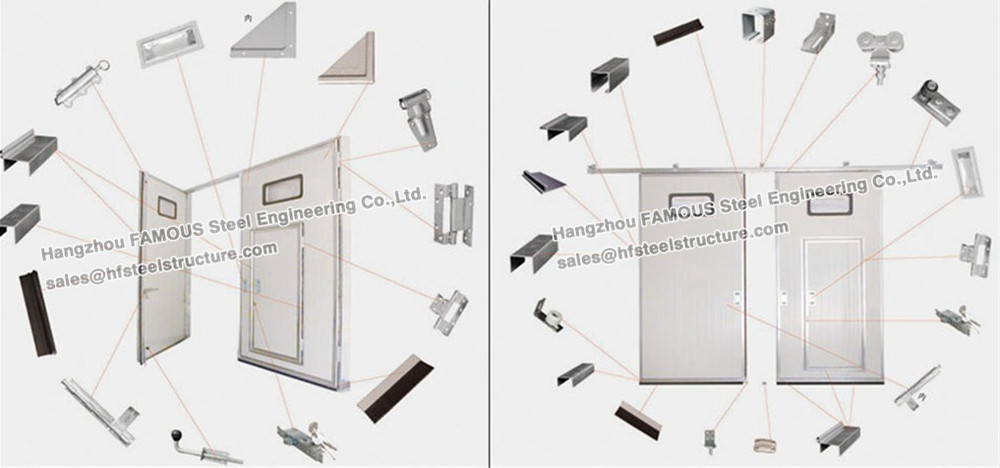 Industry Sliding Door Steel Workshop And Warehouse