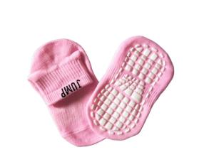 China Anti Slip Indoor Trampoline Park Socks , Anti Bacterium Breathable Sports Grip Socks , Fashion Bounce Socks wholesale