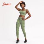 Tie Dye Yoga Bra And Legging Set Yoga Activewear Sets 220gsm