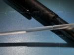 Polished Surface Sapphire Glass Rod With Straight Flange 9.0 Hardness High