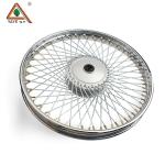 250 Spokes Rear WY125 ZJ125 Aluminium Motorcycle Rims With Drum Brake Hub