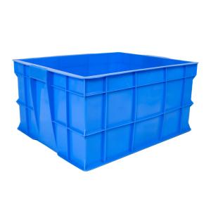 China Customized Color Solid Box Industrial Storage Turnover Box Plastic Stacking Container wholesale