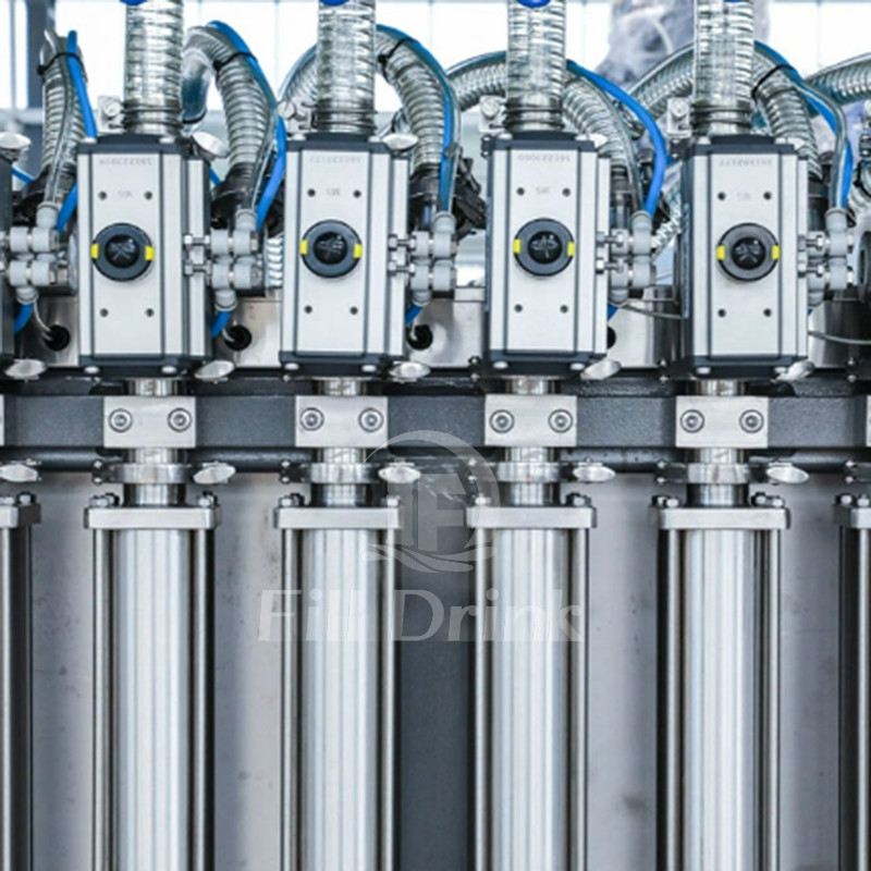 AC Drives Piston Filling Machine Main Motor Syrup Filling Machine Safety Guard For Conveyor Gearbox
