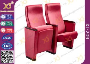 China Red Acrylic Fabric Public Space Church Install Conference Room Chairs With Long Warranty wholesale