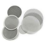 304 316L SS Wire Mesh Filter Disc , 10 25 50 100 200 Micron Metal Filter Disc