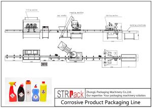 China Corrosion Resistant Automatic Liquid Filling Line Laundry Detergent Filling Machine wholesale