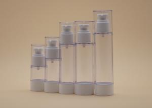 China Luxury Airless Spray Bottle , Transparent Plastic Airless Pump Bottles wholesale