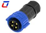 Waterproof 4 Pin Wire To Board Power Connector 50A Watertight Bulkhead Connector