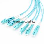 Aqua LC Duplex Pre Terminated 12 Core MPO MTP Cable