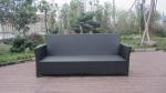 5 Seat Back Cushion Outdoor Rattan Sofa Set For Hotel Poolside