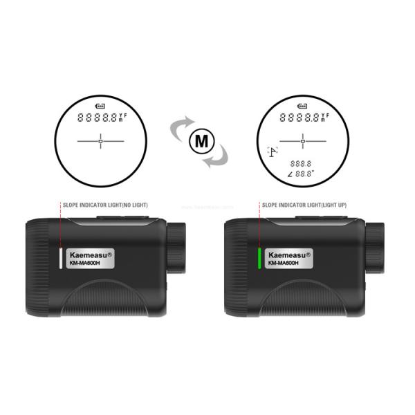 Kaemeasu 5-600m Mini Laser Rangefinder With Slope Adjustment