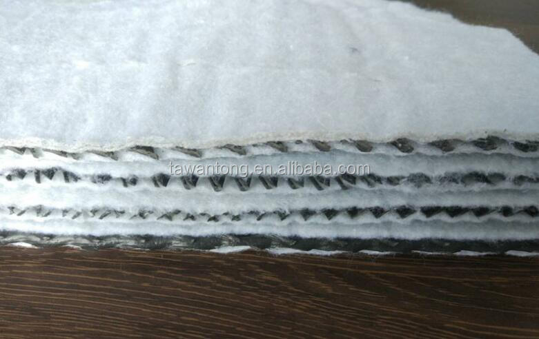 30m-100m Roll Length High Tensile HDPE 3D Composite Drainage Net for Road Protection