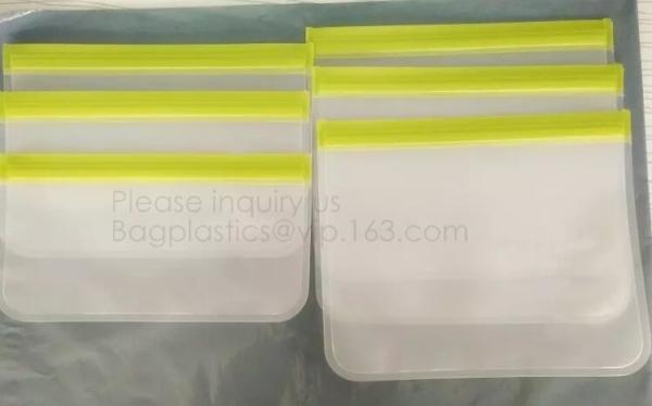 Reusable food storage PEVA snack bag for custom,Clear PEVA Toy Organization