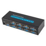 Metal Casing 250MHz VGA 1x8 VGA Signal Splitter
