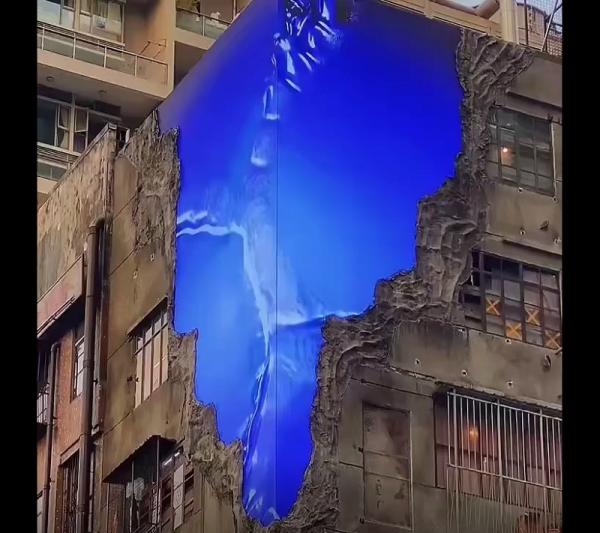 Waterproof LED Video 3D Billboard Advertising Display Screen P5 P8 P10 Naked Eye