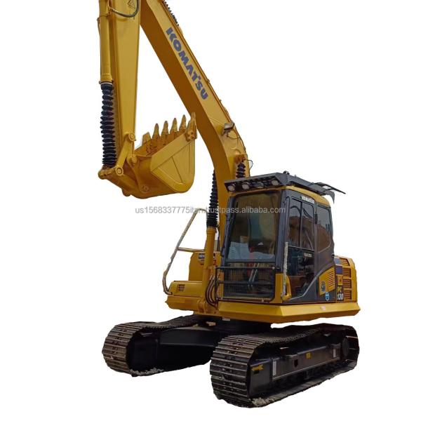 Shanghai Used Excavator Komatsu PC130 13 Ton Good Condition Original Hydraulic