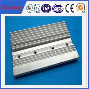 China aluminium extrusion t5 aluminium heatsink supplier, 6063 aluminum profiles heatsink fin wholesale